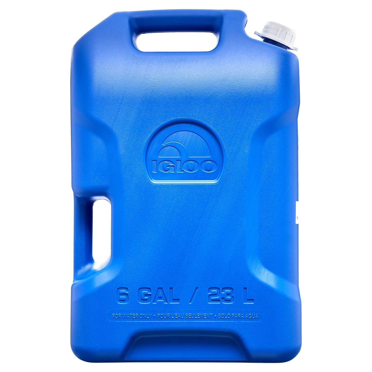 6 Gallon Camping Water Storage Container, Blue