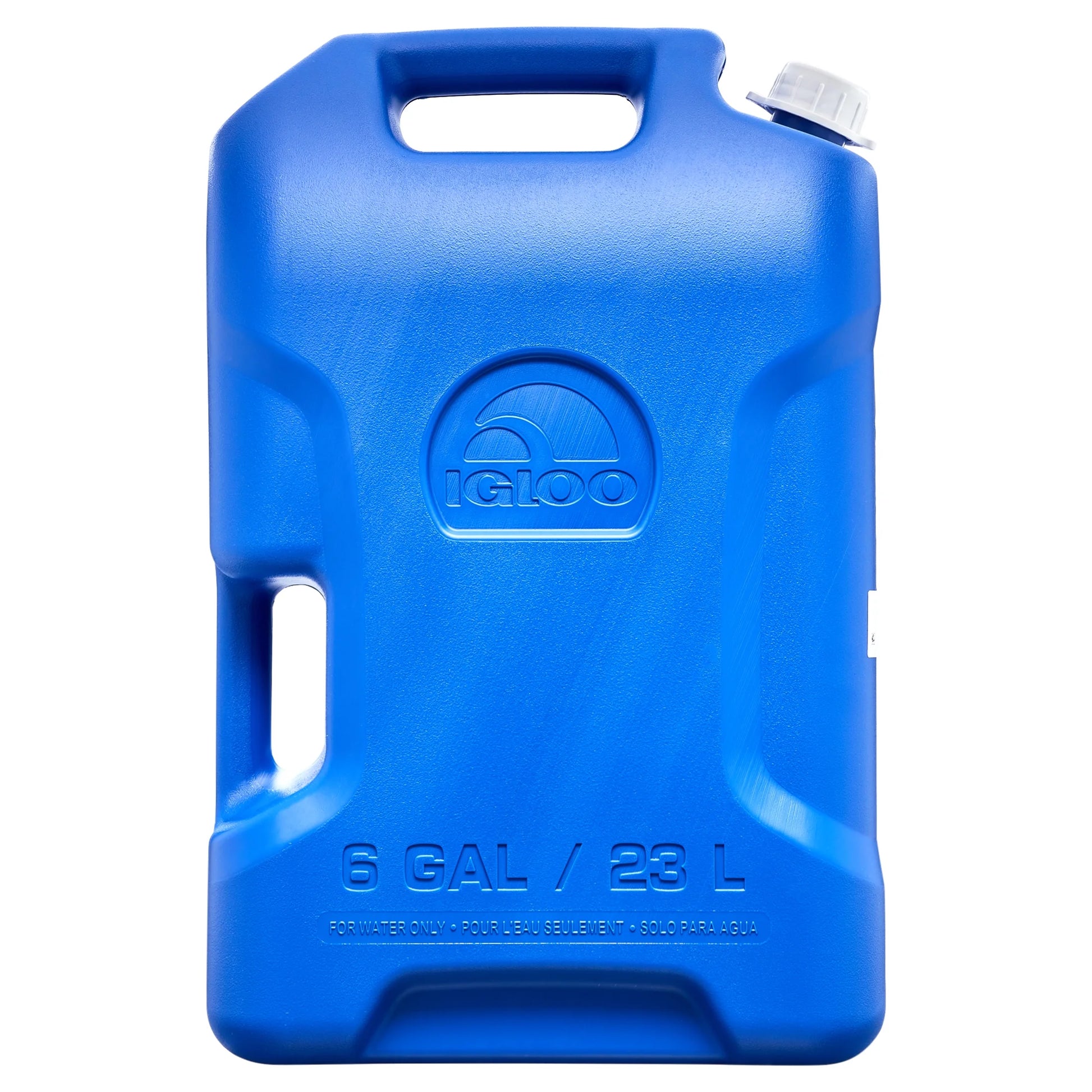 6 Gallon Camping Water Storage Container, Blue