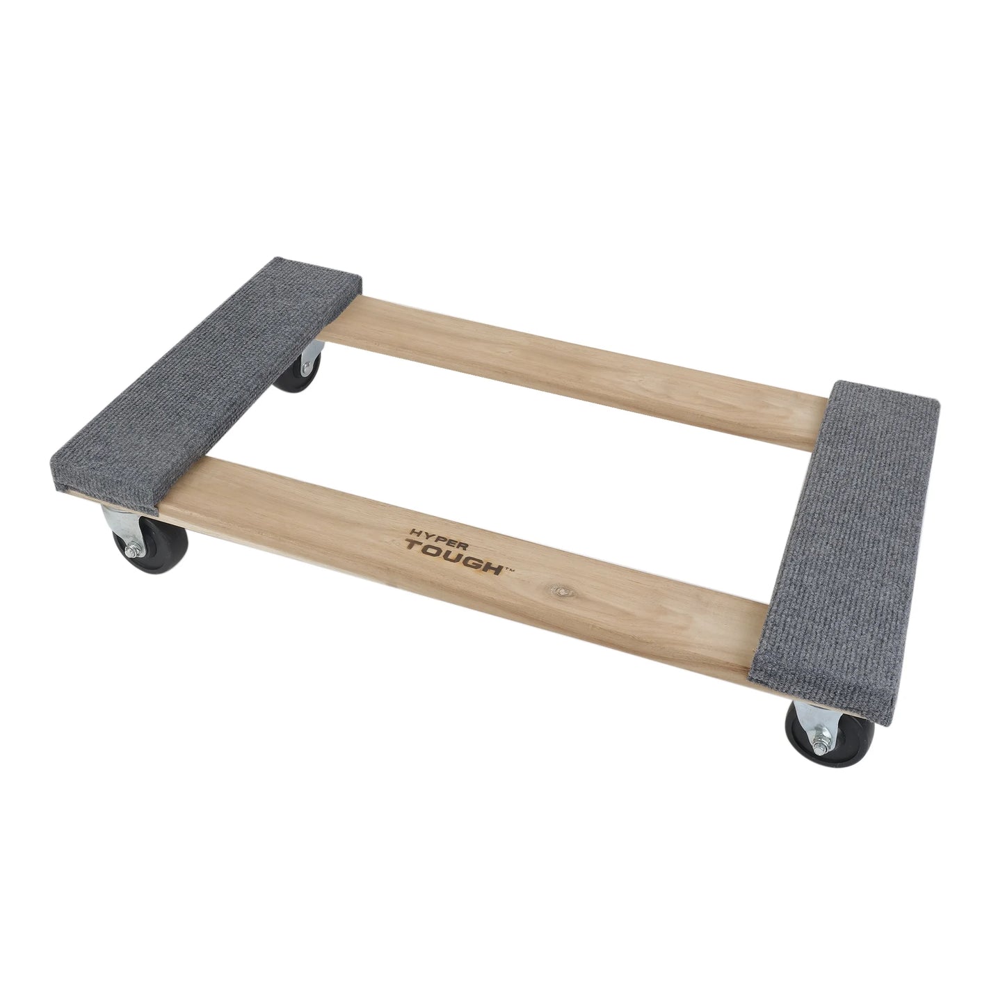 30-Inch Wooden Moving Dolly, 660-Lb Capacity, Dollies, 4 Caster Wheels