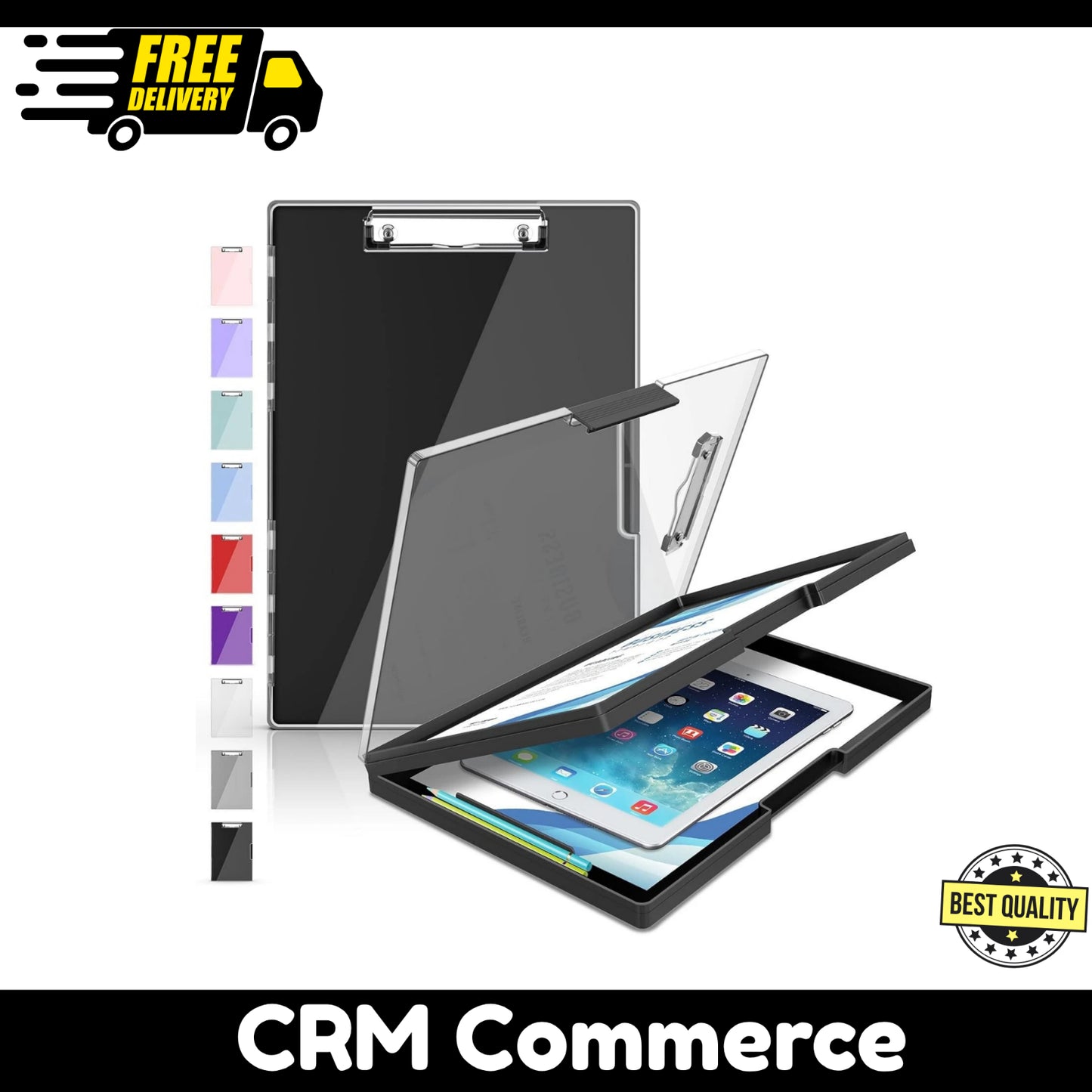 Clipboard with Storage Heavy Duty Clip Boards 8.5 X 11 with Dual Storage Folder