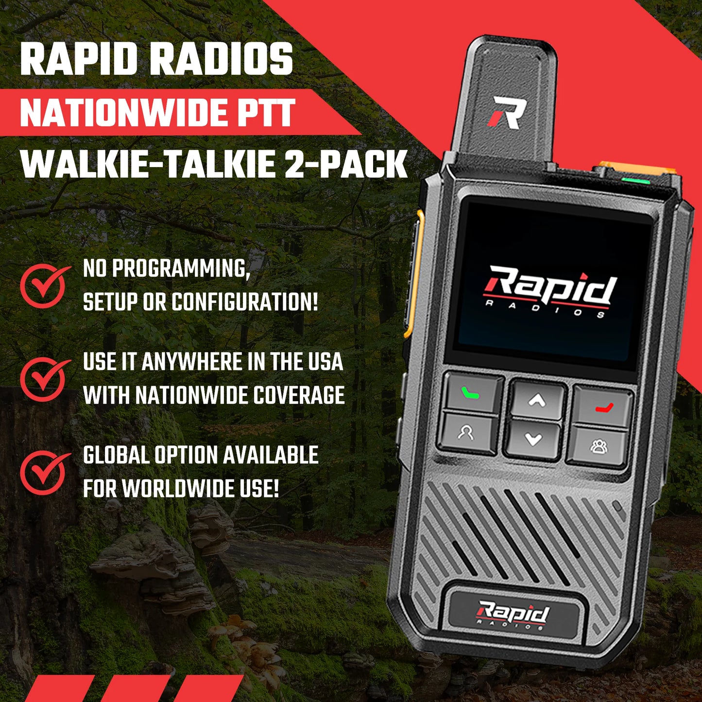 Nationwide PTT Walkie-Talkie