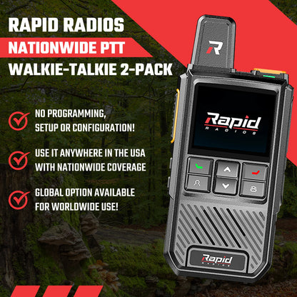 Nationwide PTT Walkie-Talkie